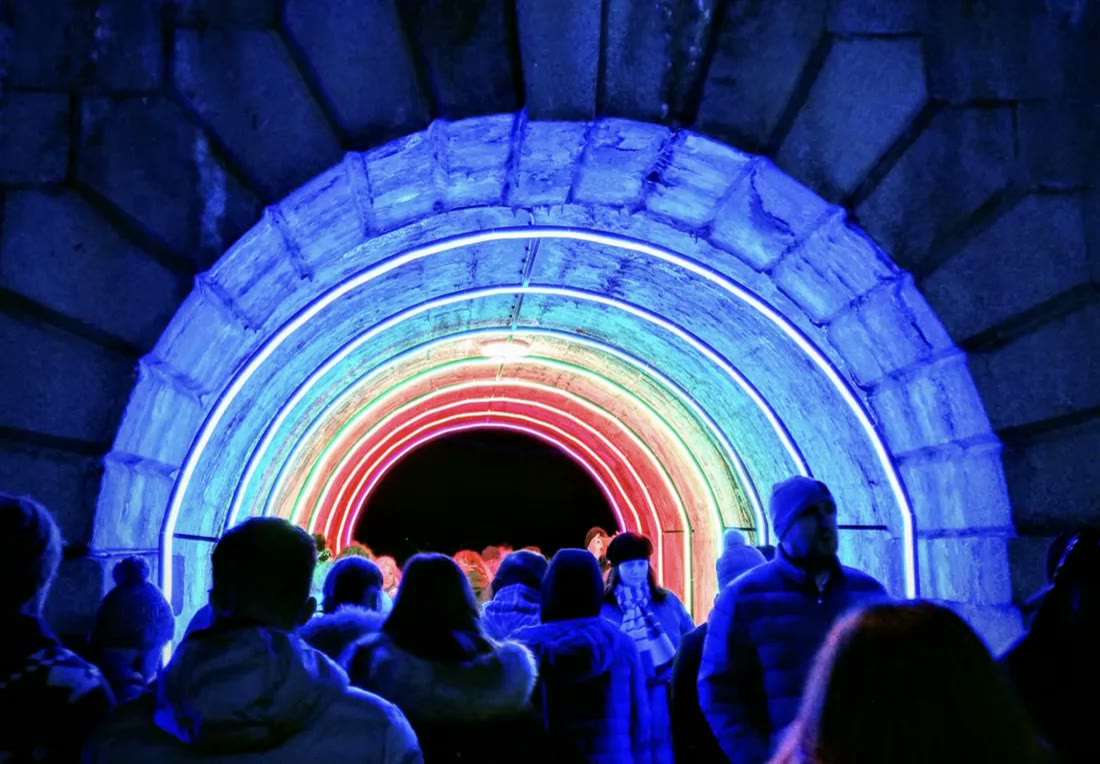 how to commission a light art installation for a festival, light art